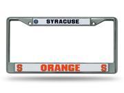 Syracuse Chrome License Plate Frame