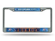 Oklahoma City Thunder Full Color Chrome Frame