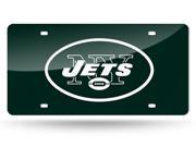 New York Jets Green Laser License Plate