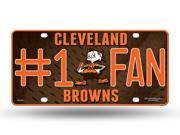 Cleveland Browns 1 Fan License Plate