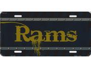 St. Louis Rams Construction License Plate