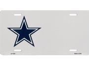 Cowboys Country Blue Star Silver License Plate Free Personalization on this Plate