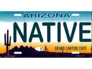 Arizona Native License Plate