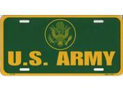 U.S. Army Metal License Plate