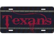 Houston Texans Construction License Plate