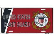 U.S. Coast Guard License Plate