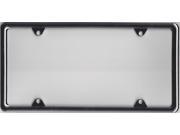 Chrome Vinyl License Plate Frame Kit Free Screw Caps with this Frame