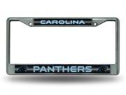 Carolina Panthers Glitter Chrome Frame