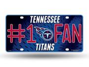 Tennessee Titans 1 Fan License Plate