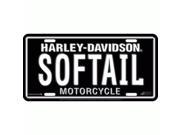 Harley Davidson Softail License Plate