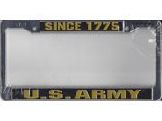 U.S. Army Since 1775 License Plate Frame Free Screw Caps with this Frame