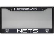 Brooklyn Nets Black License Plate Frame Free Screw Caps Included