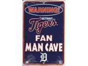 Detroit Tigers Man Cave Metal Parking Sign