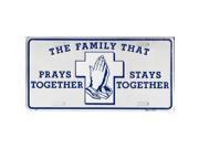 The Family That Prays Together Plate