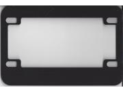 Black Motorcycle License Plate Frame Free Screw Caps Included