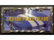 Chrome Twist Metal License Plate Frame Free Screw Caps with this Frame
