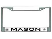 Mason Photo License plate Frame Free Screw Caps with this Frame