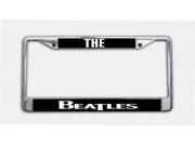 The Beatles Black Photo License Plate Frame Free Screw Caps with this Frame