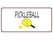 Pickleball Photo License Plate