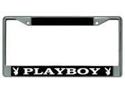 Playboy Photo License Plate Frame Free Screw Caps with this Frame
