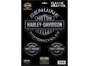 Harley Davidson Genuine Decal Set