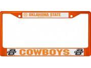 Oklahoma State Cowboys Anodized Orange License Plate Frame