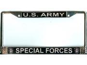 US Army Special Forces Photo License Plate Frame Free Screw Caps Included