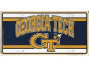 Georgia Tech Yellow Jackets Logo License Plate