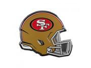 San Francisco 49ers Helmet Auto Emblem