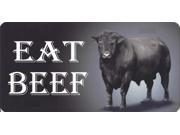 Eat Beef Photo License Plate