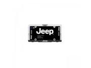 Jeep Front Grille Chrome License Plate Frame Free Screw Caps with this Frame