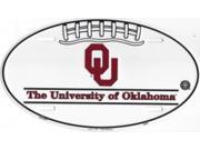 Oklahoma Sooners Oval License Plate