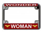 Wonder Woman Chrome Motorcycle License Plate Frame