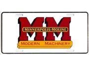 Minneapolis Moline Tractor License Plate