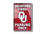 Oklahoma Sooners Fan Parking Only Sign