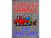 A**hole s Garage And Sanctuary Parking Sign