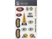Green Bay Packers Variety Pack Tattoo Set