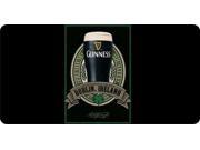Guinness Dark Lager Beer License Plate Free Personalization on this plate