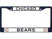 Chicago Bears Anodized Blue License Plate Frame