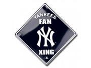 New York Yankees Xing Metal Parking Sign