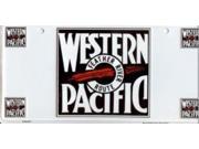 Western Pacific License Plate