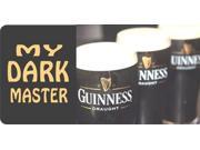 Guinness Dark Master License Plate