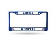 Arizona Wildcats Anodized Blue License Plate Frame Free Screw Caps with this Frame