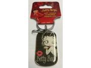 Betty Boop Dog Tag Keychain