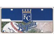 Kansas City Royals Metal License Plate
