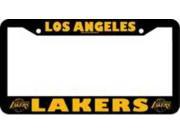 Los Angeles Lakers Black License Plate Frame Free Screw Caps Included