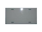 .040 White 6 x 12 Aluminum License Plate -4 pack .040 White 6 x 12 Aluminum License Plate -4 pack