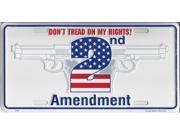 Don't Tread 2nd Amendment License Plate Don't Tread 2nd Amendment License Plate
