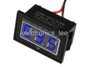 V40D Digital DC 15 120V Voltage Meter Blue Self Powered