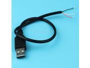 USB Single Male 30cm Four Data Wires Cable Connector Copper